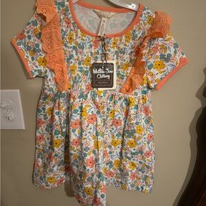Matilda Jane - Smocked Floral Tunics |Size 10|